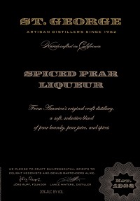 027724177504-mi.jpg St George Spiced Pear Liqueur 750ml - Image 1