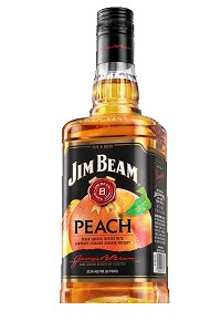 080686021148-mi.jpg Jim Beam Peach Whiskey 750ml - Image 1