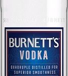 Burnett's Vodka 750ml Glass Bottle