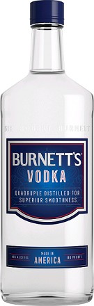 096749200702-mi-1.jpg Burnett's Vodka 750ml Glass Bottle - Image 1